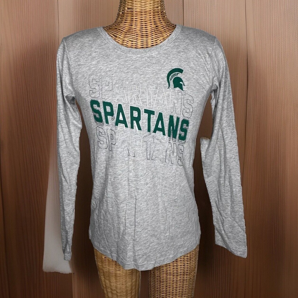 Michigan State Spartans- Blue 84 - Long Sleeve Shirt - Size Medium